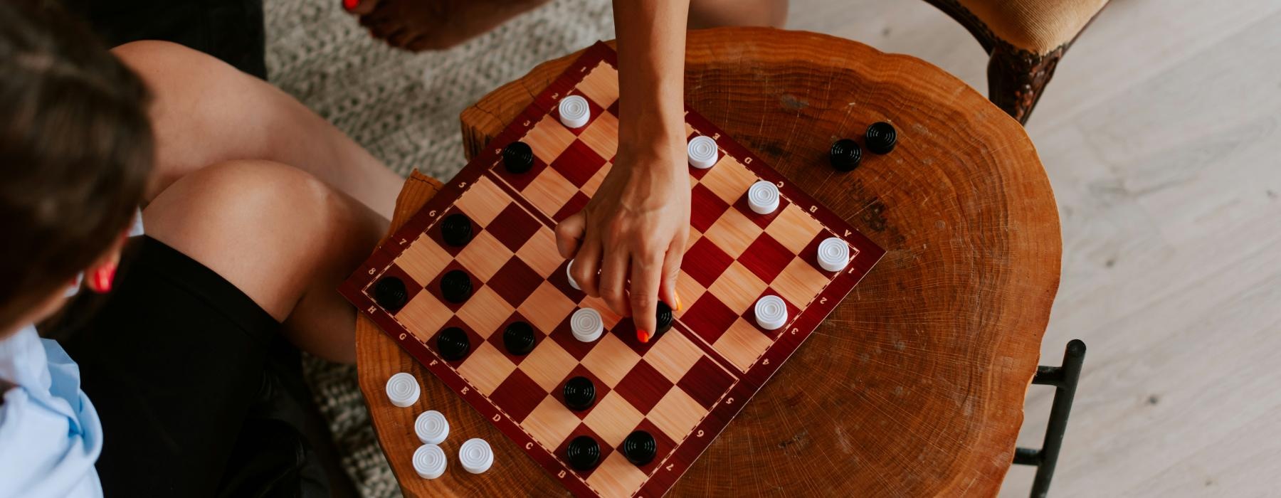 a person playing a game